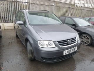 Location:  Hayes - 2006 VOLKSWAGEN TOURAN S MPV REG: LM06HWF, Keys: No, MOT Expiry date: 08/08/2025, 1598 Petrol, 5 Speed Manual Petrol, Former Keepers: 4