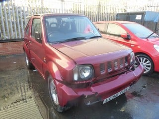 Location:  Hayes - 2005 SUZUKI JIMNY VVTS Convertible REG: LC55TJX, Keys: No, MOT Expiry date: 13/02/2025, 1298 Petrol, 5 Speed Manual Petrol, Former Keepers: 4