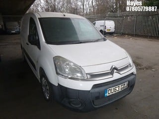 Location:  Hayes - 2013 CITROEN BERLINGO 625 ENTERPRISE H Panel Van REG: OU63GDJ, Keys: No, MOT Expiry date: 07/02/2025, 1560 Diesel, 5 Speed Manual Diesel, Former Keepers: 5