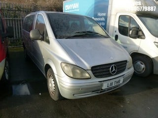 Location:  Hayes - 2005 MERCEDES VITO 111 CDI COMPACT Van With Side Windows REG: L111THR, Keys: No, MOT Expiry date: 17/04/2025, 2148 Diesel, 6 Speed Manual Diesel, Former Keepers: 7