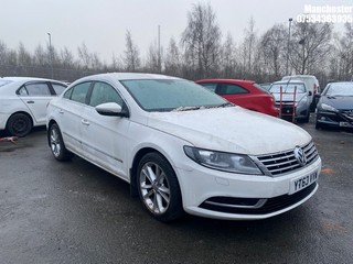 Location: Manchester - 2013 VOLKSWAGEN CC BLUEMOTION TECHN-GY TD Coupe REG: YT63VVW, 1968 Diesel, 6 Speed Semi Auto Diesel, Former Keepers: 7, Keys: No, MOT Expiry date: 21/09/2024