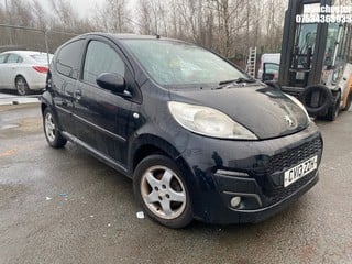 Location: Manchester - 2013 PEUGEOT 107 ALLURE 5 Door Hatchback REG: CV13ZZH, 998 Petrol, 5 Speed Manual Petrol, Former Keepers: 4, Keys: No, MOT Expiry date: 12/09/2024