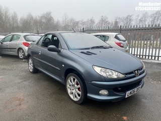 Location: Manchester - 2006 PEUGEOT 206 CC SPORT Coupe REG: LN06OBY, 1587 Petrol, 5 Speed Manual Petrol, Former Keepers: 7, Keys: No, MOT Expiry date: 24/07/2023