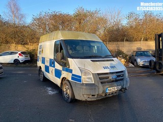 Location: Manchester - 2009 FORD TRANSIT 85 T280S FWD Panel Van REG: NA09FEG, 2198 Diesel, 5 Speed Manual Diesel, Former Keepers: 4, Keys: No, MOT Expiry date: 17/10/2023