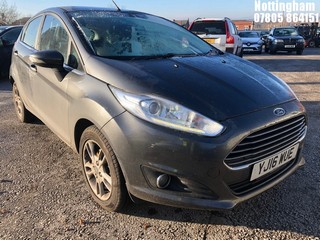 Location: Nottingham - 2016  FORD  FIESTA ZETEC TURBO 	 5 Door Hatchback 	 REG: YJ16WUE, 998cc Petrol , 5 Speed Manual Petrol 	, Former Keepers: 1, Keys: Yes, MOT Expiry date: 22/01/2025