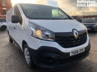 Location: Nottingham - 2016 RENAULT  TRAFIC LL29 BUSINESS ENER PANEL VAN REG: YG66OHK, 1598cc DIESEL, 6 SPEED MANUAL DIESEL, Former Keepers: 2, Keys: Yes, MOT Expiry date: 22/11/2025