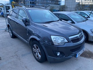 Location: North Woolwich - 2013 VAUXHALL ANTARA DIAMOND CDTI S/S 5 Door Hatchback REG: BK13CDE, Keys: No, MOT Expiry date: 26/07/2025, 2231 Diesel, 6 Speed Manual Diesel, Former Keepers: 2