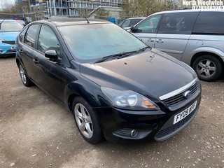 Location: North Woolwich - 2009 FORD FOCUS ZETEC 100 5 Door Hatchback REG: FY09WPF, Keys: No, MOT Expiry date: 31/08/2023, 1596 Petrol, 5 Speed Manual Petrol, Former Keepers: 7