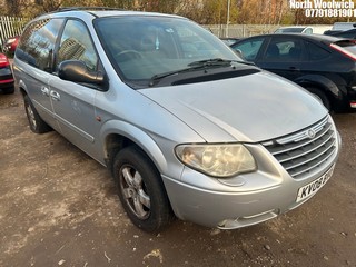 Location: North Woolwich - 2008 CHRYSLER GR-VOYAGER EXEC XS CRD A MPV REG: KV08BVU, Keys: No, MOT Expiry date: 25/06/2025, 2776 Diesel, 4 Speed Auto Diesel, Former Keepers: 2