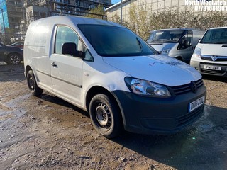 Location: North Woolwich - 2013 VOLKSWAGEN CADDY C20 TDI 102 Panel Van REG: DU13ZBL, Keys: No, MOT Expiry date: 18/06/2024, 1598 Diesel, 5 Speed Manual Diesel, Former Keepers: 3