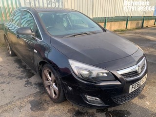 Location: BELVEDERE - 2010 VAUXHALL ASTRA SRI 	 5 DOOR HATCHBACK REG: FE60EUB, 1598cc PETROL, 5 SPEED MANUAL PETROL, Former Keepers: 5, Keys: No, MOT: Expiry date30.07.2025