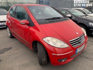 Location: BELVEDERE - 2005 MERCEDES A200 AVANTGARDE SE 	 COUPE REG: EX55KGV, 2034cc PETROL, 5 SPEED MANUAL PETROL, Former Keepers: 7, Keys: No, MOT: Expiry date22/08/2025