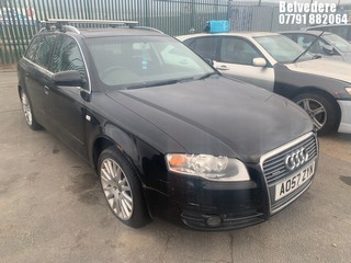 Location: Belvedere - 2007 AUDI A4 T SE QUATTRO Estate REG: AO57ZYN, Keys: No, MOT Expiry date: 28/04/2025, 1781 Petrol, 6 Speed Manual Petrol, Former Keepers: 2