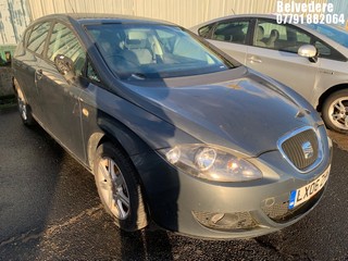 Location: Belvedere - 2006 SEAT LEON STYLANCE 5 Door Hatchback REG: LX06ZHK, Keys: No, MOT Expiry date: 23/03/2024, 1595 Petrol, 5 Speed Manual Petrol, Former Keepers: 2