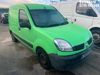 Location: Belvedere - 2008 RENAULT KANGOO SL17 DCI 70 Car Derived Van REG: LR08NTU, Keys: No, MOT Expiry date: 30/10/2024, 1461 Diesel, 5 Speed Manual Diesel, Former Keepers: 6