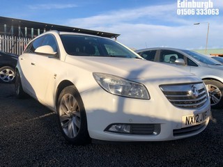 Location: Edinburgh - 2012 VAUXHALL INSIGNIA SRI CDTI Estate REG: NX12JVF, Keys: No, MOT Expiry date: 08/01/2025, 1956 Diesel, 6 Speed Manual Diesel, Former Keepers: 5