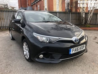 Location: Nottingham - 2016 TOYOTA AURIS ICON VVT-I HYBRID C Estate REG: FA16KXP, Keys: No, MOT Expiry date: 29/09/2024, 1798 Hybrid Electric, Variable 1 Speed Auto Petrol/E, Former Keepers: 2