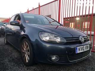 Location: Edinburgh - 2010 VOLKSWAGEN GOLF GT TDI 140 5 Door Hatchback REG: KV10VBK, Keys: No, MOT Expiry date: 02/07/2024, 1968 Diesel, 6 Speed Manual Diesel, Former Keepers: 5