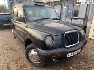 NOTE: ATF Registered Buyers ONLY - Location: North Woolwich - 2002 LONDON TAXIS INT  TXII SILVER AUTO Taxi REG: LV52NJY, Keys: No, 2402 Diesel, Auto Diesel, Former Keepers: 4