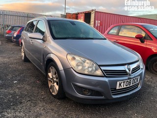 Location: Edinburgh - 2008 VAUXHALL ASTRA DESIGN CDTI 150 Estate REG: KT08OCK, Keys: No, MOT Expiry date: 23/03/2023, 1910 Diesel, 6 Speed Manual Diesel, Former Keepers: 8