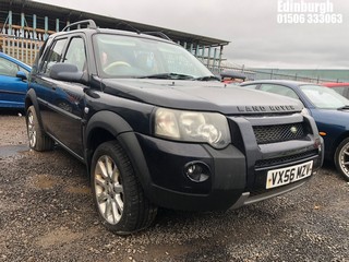 Location: Edinburgh - 2006 LAND ROVER FREELANDER TD4 SE S/W Estate REG: VX56MZV, Keys: No, MOT Expiry date: 11/01/2024, 1951 Diesel, , Former Keepers: 5