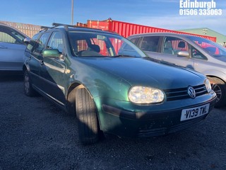 Location: Edinburgh - 1999 VOLKSWAGEN GOLF S TDI Estate REG: V139TWL, Keys: No, MOT Expiry date: 30/07/2024, 1900 Diesel, 5 Speed Manual Diesel, Former Keepers: 6