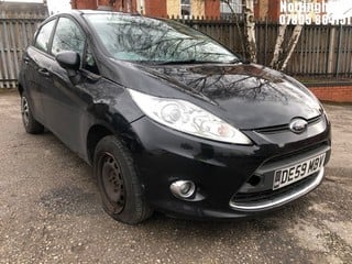 Location: Nottingham - 2009 FORD FIESTA ECONETIC TDCI 5 Door Hatchback REG: DE59MBV, Keys: No, MOT Expiry date: 10/01/2025, 1560 Diesel, 5 Speed Manual Diesel, Former Keepers: 8