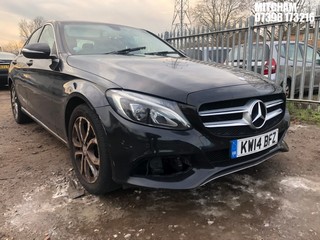 Location: MITCHAM - 2014 MERCEDES-BENZ C200 SPORT AUTO 	 4 DOOR SALOON REG: KW14BFZ, 1991cc PETROL, 7 SPEED AUTO PETROL, Former Keepers: 3, Keys: No, MOT: Expiry date06/08/2024