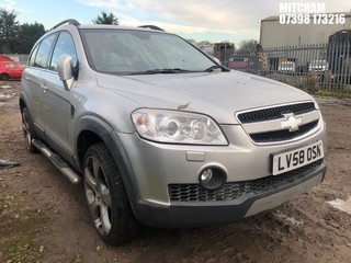 Location: MITCHAM - 2008 CHEVROLET  CAPTIVA LTX 7S VCDI A 	 ESTATE REG: LV58OSN, 1991cc DIESEL, 5 SPEED AUTO DIESEL, Former Keepers: 7, Keys: No, MOT: Expiry date17/02/2025