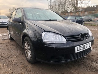 Location: MITCHAM - 2008 VOLKSWAGEN GOLF MATCH TSI S-A 	 5 DOOR HATCHBACK REG: LD58ETJ, 1390cc PETROL, 7 SPEED S-AUTO PETROL, Former Keepers: 8, Keys: No, MOT: Expiry date13/08/2025