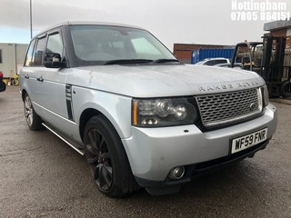 Location: Nottingham - 2009 LAND ROVER RANGE ROVER VOGUESE TDV8A Estate REG: WF59FNR, Keys: No, MOT Expiry date: 02/11/2023, 3628 Diesel, 6 Speed Auto Diesel, Former Keepers: 7