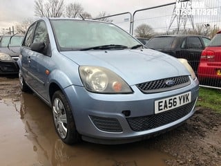 Location: Mitcham - 2006 FORD FIESTA STYLE CLIMATE 5 Door Hatchback REG: EA56YVK, Keys: No, MOT Expiry date: 17/10/2025, 1242 Petrol, 5 Speed Manual Petrol, Former Keepers: 6