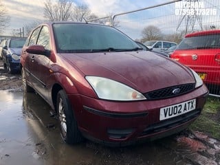 Location: Mitcham - 2002 FORD FOCUS LX 5 Door Hatchback REG: VU02ATX, Keys: No, MOT Expiry date: 09/10/2024, 1596 Petrol, 5 Speed Manual Petrol, Former Keepers: 3