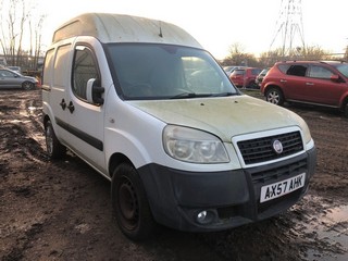 Location: Mitcham - 2008 FIAT DOBLO CARGO M-JET SX 16V Panel Van REG: AX57AHK, Keys: No, MOT Expiry date: 25/08/2024, 1248 Diesel, 5 Speed Manual Diesel, Former Keepers: 5