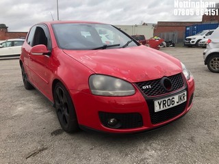 Location: Nottingham - 2006 VOLKSWAGEN GOLF GTI AUTO 3 Door Hatchback REG: YR06JKR, Keys: No, MOT Expiry date: 21/07/2024, 1984 Petrol, 6 Speed Auto Petrol, Former Keepers: 12