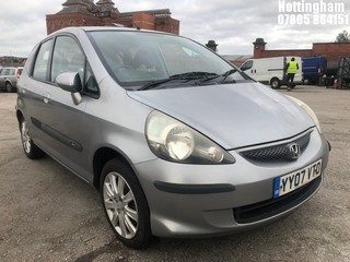 Location: Nottingham - 2007 HONDA JAZZ SE 5 Door Hatchback REG: YY07VTO, Keys: No, MOT Expiry date: 27/09/2024, 1339 Petrol, 5 Speed Manual Petrol, Former Keepers: 4