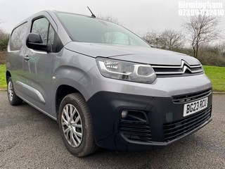 Location: Birmingham - 2023  CITROEN  BERLINGO 650 DRIVER ED BH  Panel Van  REG: BG23RCU, 1499cc Diesel , 6 Speed Manual Diesel , Former Keepers: 1, Keys: Yes, MOT Expiry date: 26/08/2026