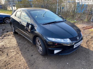 Location: North Woolwich - 2010 HONDA CIVIC SI I-VTEC 5 Door Hatchback REG: PK60LRZ, Keys: No, MOT Expiry date: 10/09/2025, 1799 Petrol, 6 Speed Manual Petrol, Former Keepers: 6