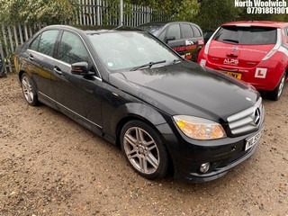 Location: North Woolwich - 2009 MERCEDES C200 SPORT CDI A 4 Door Saloon REG: NL59XMU, Keys: No, MOT Expiry date: 17/09/2025, 2148 Diesel, 5 Speed Auto Diesel, Former Keepers: 6