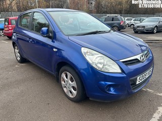 Location: North Woolwich - 2009 HYUNDAI I20 COMFORT 5 Door Hatchback REG: SD09YDS, Keys: No, MOT Expiry date: 18/04/2025, 1396 Petrol, 5 Speed Manual Petrol, Former Keepers: 2