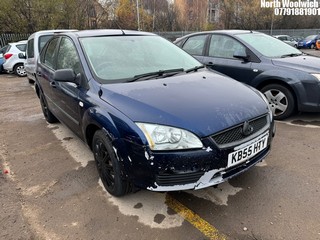 Location: North Woolwich - 2006 FORD FOCUS LX AUTO 5 Door Hatchback REG: KB55HTY, Keys: No, MOT Expiry date: 01/04/2024, 1596 Petrol, 4 Speed Auto Petrol, Former Keepers: 9