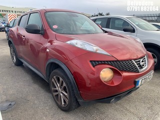 Location: Belvedere - 2011  NISSAN  JUKE TEKNA DIG-T CVT 	 5 Door Hatchback 	 REG: ET11FZJ, 1612cc Petrol , Variable Speed Auto Petrol 	, Former Keepers: 2, Keys: Yes, MOT Expiry date: 25/02/2025