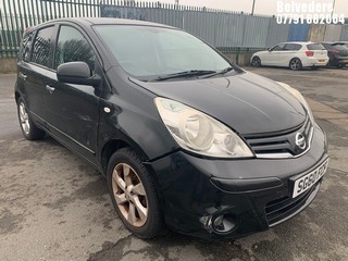 Location: BELVEDERE - 2010 NISSAN NOTE TEKNA AUTO MPV REG: SG60FCF, 1598 Petrol, 4 Speed Auto Petrol, Former Keepers: 4, Keys: No, MOT: Expiry date19/12/2024