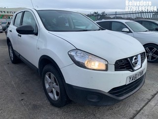 Location: BELVEDERE - 2012 NISSAN QASHQAI VISIA CVT 5 Door Hatchback REG: YA61FNW, 1598 Petrol, Variable Speed Auto Petrol, Former Keepers: 4, Keys: Yes, MOT: Expiry date14/08/2025