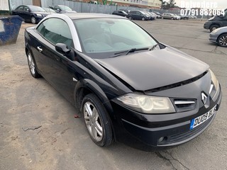 Location: Belvedere - 2009 RENAULT MEGANE DYNAM S DCI 106 Convertible REG: DU09BLN, Keys: No, MOT Expiry date: 05/03/2024, 1461 Diesel, 6 Speed Manual Diesel, Former Keepers: 2