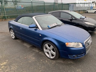 Location: Belvedere - 2007 AUDI A4 T FSI S LINE Convertible REG: HG07WJM, Keys: No, MOT Expiry date: 05/04/2025, 1984 Petrol, 6 Speed Manual Petrol, Former Keepers: 11