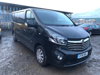 Location: Edinburgh - 2016 VAUXHALL VIVARO 2900 SPORTIVE CDTI Panel Van REG: DY16WAJ, Keys: No, MOT Expiry date: 02/05/2025, 1598 Diesel, 6 Speed Manual Diesel, Former Keepers: 4