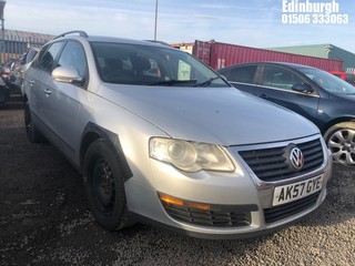 Location: Edinburgh - 2007 VOLKSWAGEN PASSAT S TDI Estate REG: AK57GYE, Keys: No, MOT Expiry date: 19/02/2025, 1968 Diesel, 6 Speed Manual Diesel, Former Keepers: 7