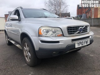 Location: Nottingham - 2010 VOLVO XC90 ACTIVE AWD D5 AUTO Estate REG: YP10FWX, Keys: No, MOT Expiry date: 07/02/2024, 2401 Diesel, 6 Speed Auto Diesel, Former Keepers: 3