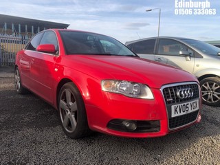 Location: Edinburgh - 2005 AUDI A4 T S LINE CVT 4 Door Saloon REG: KV05YGX, Keys: No, MOT Expiry date: 06/07/2024, 1784 Petrol, Variable Speed Auto Petrol, Former Keepers: 8